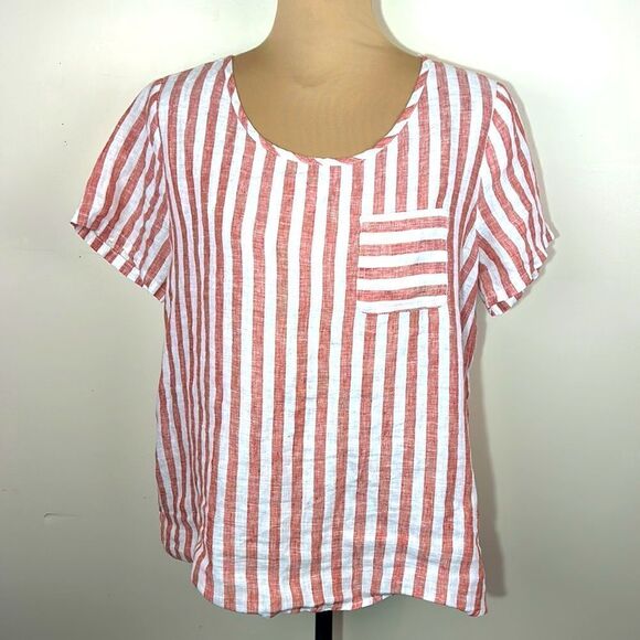 Christian Siriano 100% linen shirt, size small - Picture 1 of 6